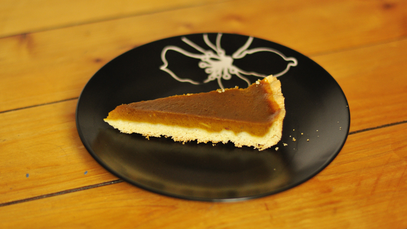 Rezept Pumpkin Pie Kürbiskuchen Backen Halloween Herbst